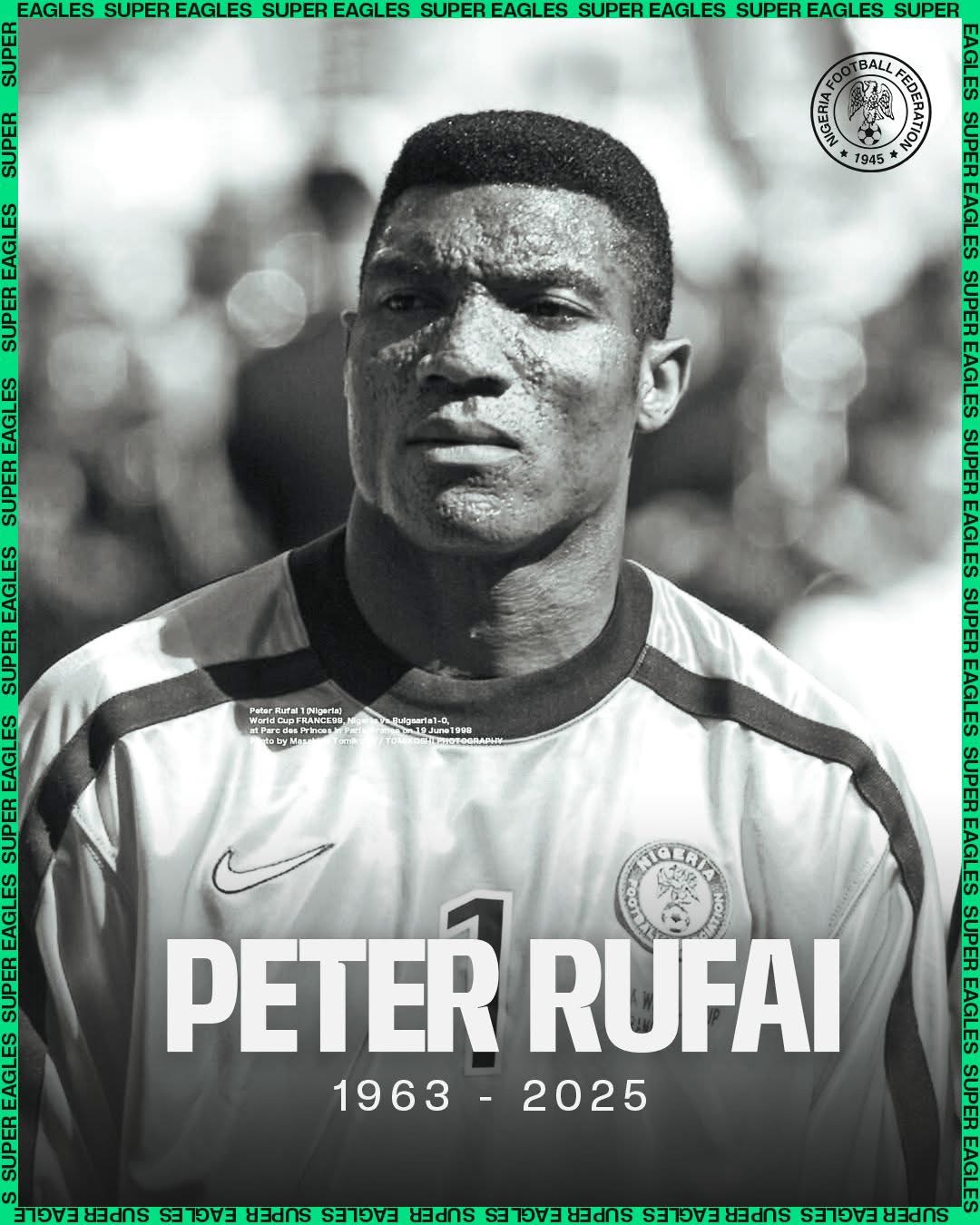 Read more about the article Nigeria Mourns as Football Legend Peter Rufai Passes at 61