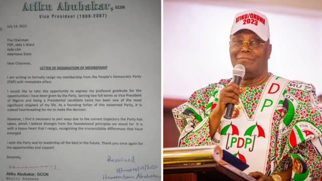 Read more about the article Atiku Abubakar Quits PDP, Sparks Political Firestorm