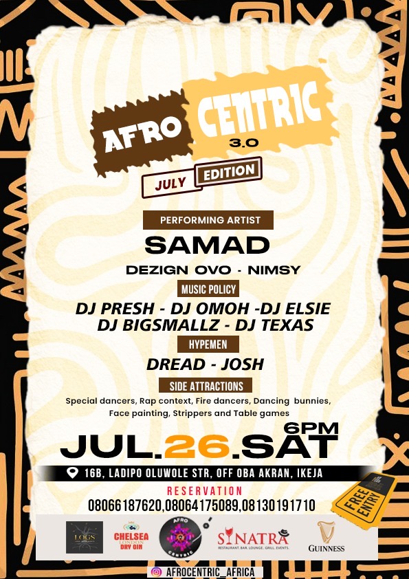 Read more about the article Guiness, Chelsea Dry Gin, LOGS Wine Backs Sinatra For Afrocentric 3.0