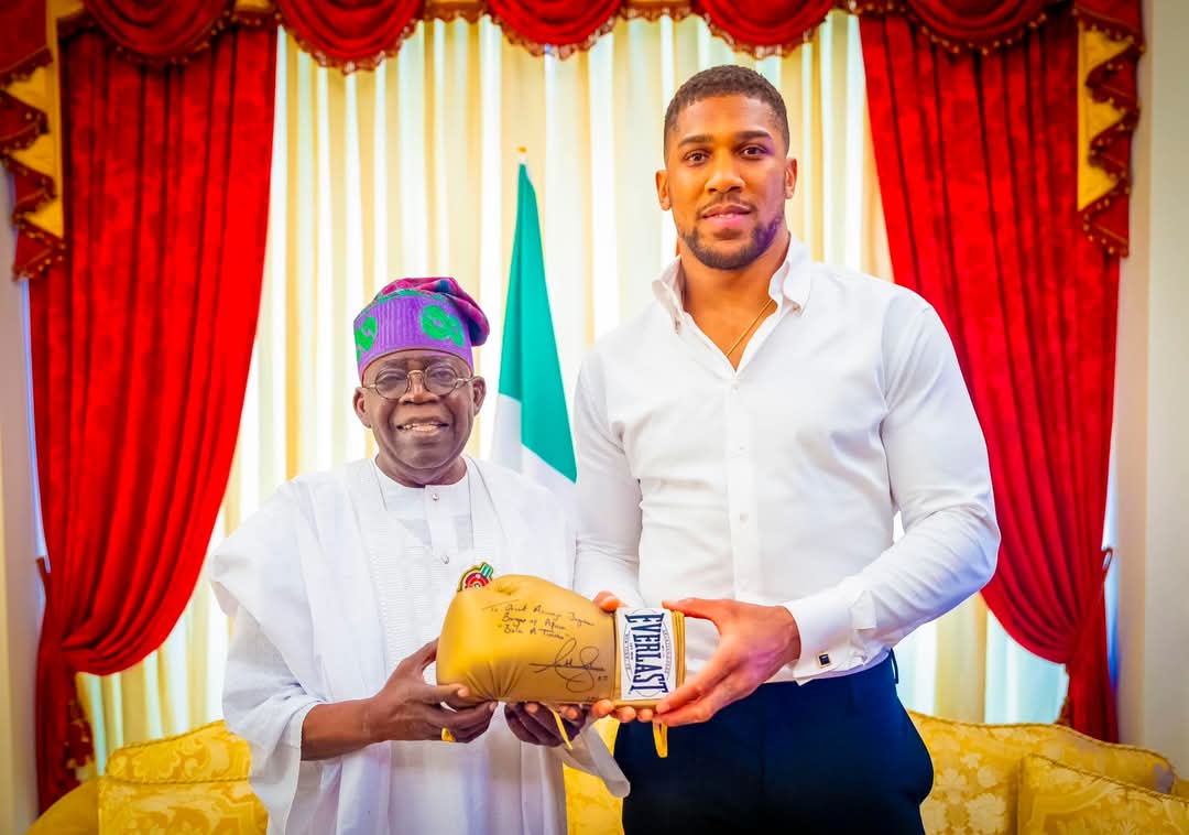 Read more about the article Tinubu mourns with Anthony Joshua as boxer’s coach, trainer die in car crash