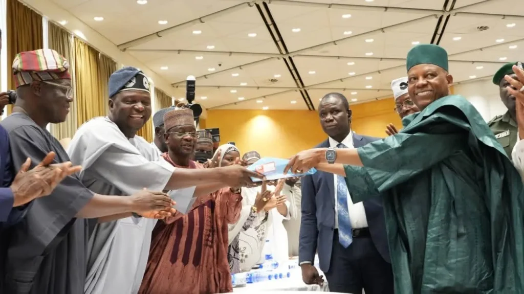 Shettima submits Tinubu’s 2027 presidential nomination forms to APC