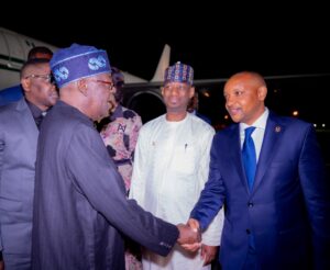Read more about the article Tinubu arrives Nairobi for Africa–France summit