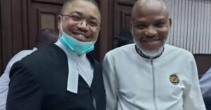 Read more about the article Nnamdi Kanu formally terminates Ifeanyi Ejiofor’s legal services