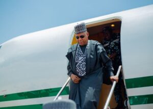 Read more about the article Shettima arrives Sierra Leone for 69th ECOWAS summit