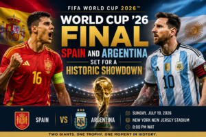 Read more about the article World Cup ’26 Final: Spain and Argentina set for a historic showdown