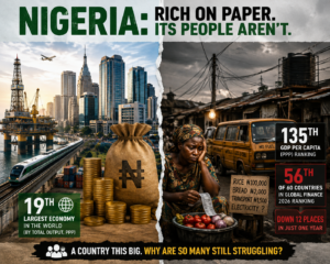 Read more about the article Nigeria is rich on paper. Its people aren’t