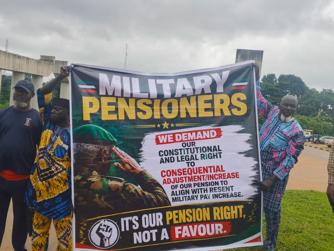 You are currently viewing Military retirees protest delayed pension adjustments as frustration grows
