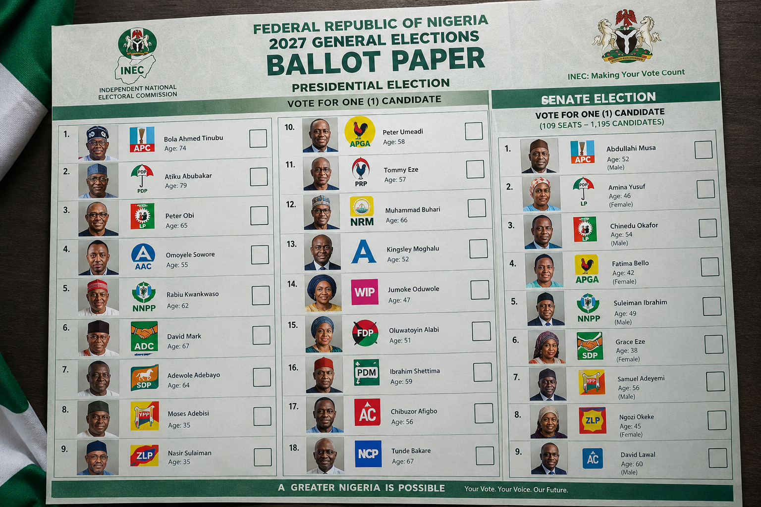You are currently viewing Nigeria’s 2027 ballot looks nothing like Nigeria