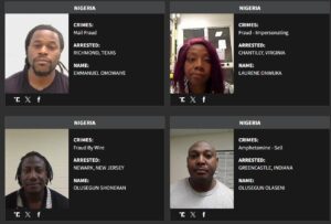 Read more about the article DHS names 24 Nigerians arrested in ICE crackdown over alleged fraud, laundering
